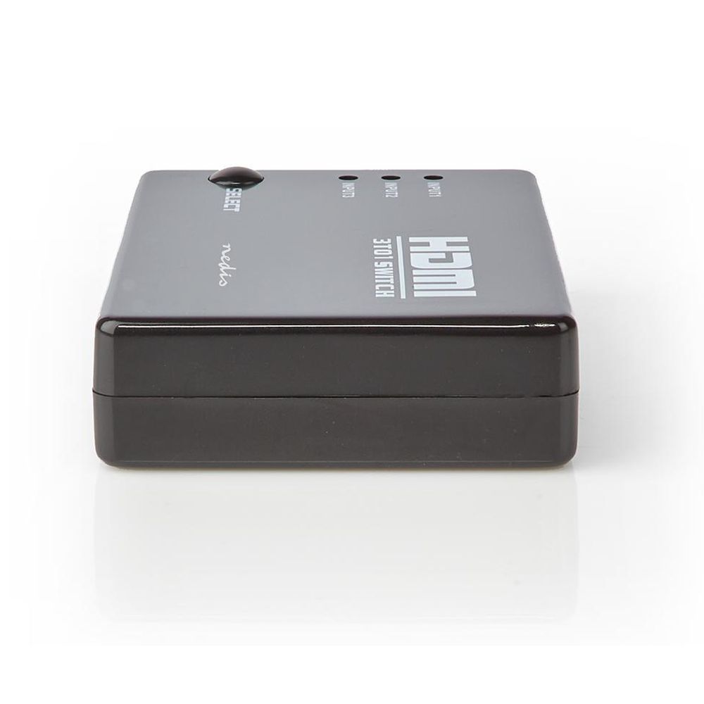 Nedis HDMI Conmutador 3 puertos 3x entrada HDMI 1x salida HDMI