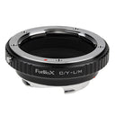 Fotodiox Pro Adattatore per obiettivo con Leica 6-Bit M-Coding Contax/Yashica (CY) SLR \ al telemetro Leica M Attacco