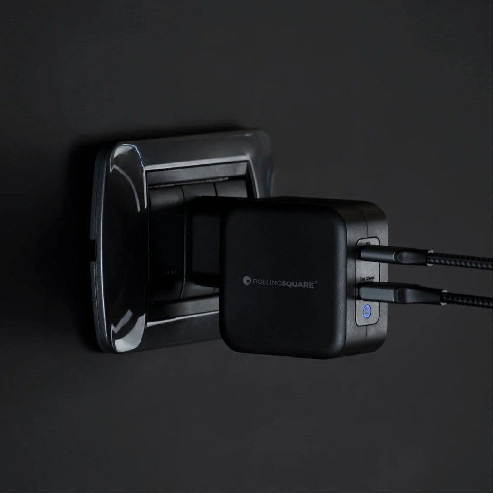 Rolling Square GaN Ladegerät EU 65W schwarz