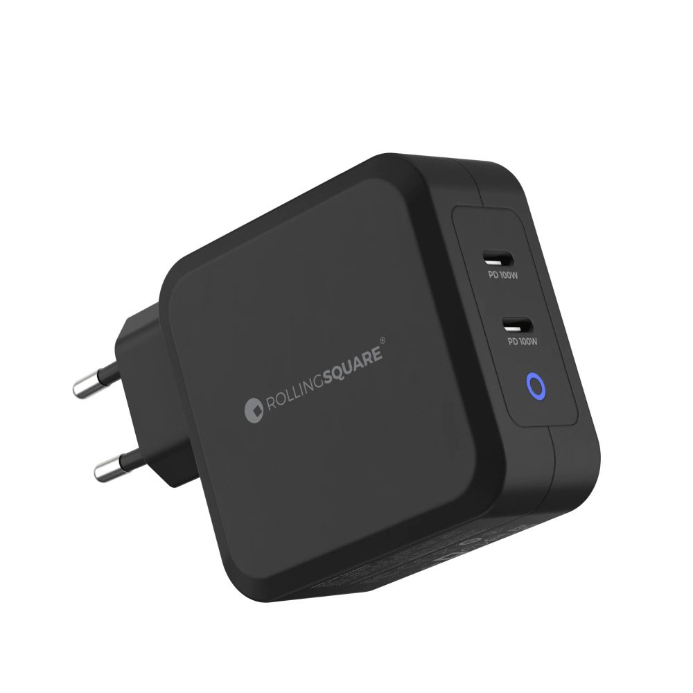 Rolling Square GaN Ladegerät EU 100W schwarz
