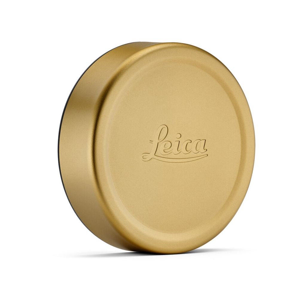 Leica 19661 Tapa de objetivo Q, E49, latón, acabado granallado