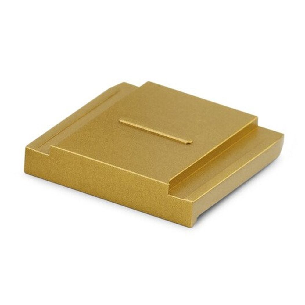 Leica 19656 Hotshoe cover, messing, gestraalde afwerking