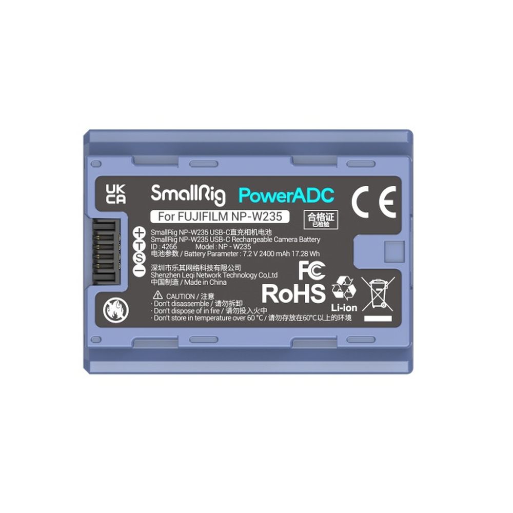 SmallRig NP-W235 wiederaufladbarer USB-C-Kamera-Akku 4266