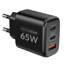 MOJOGEAR USB-Ladegerät 65W 2x USB-C / 1x USB-Anschluss