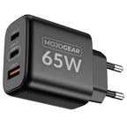 MOJOGEAR USB-Ladegerät 65W 2x USB-C / 1x USB-Anschluss