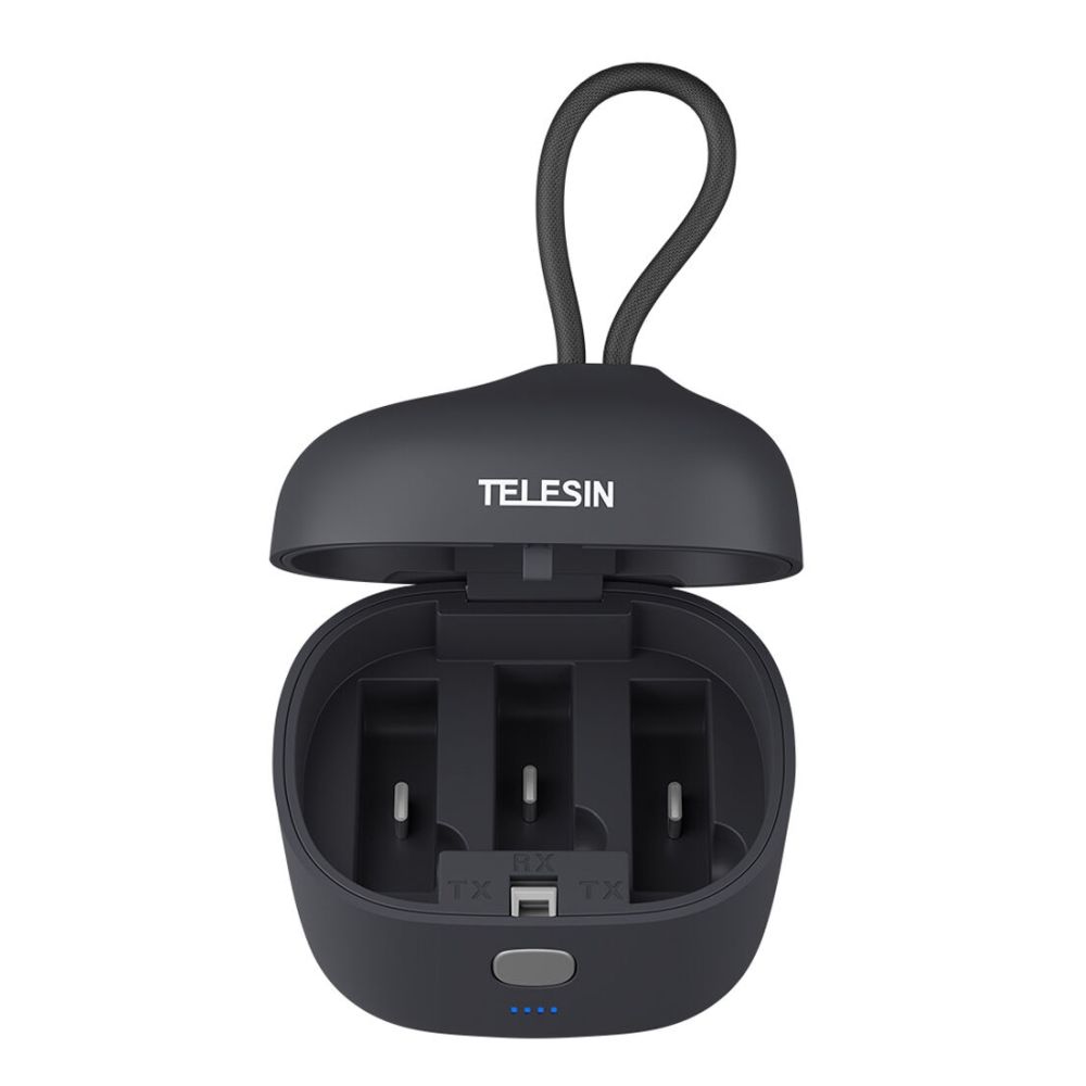 Telesin Boîtier de Charge pour RØDE sans Fil GO & GOII, Batterie 4000 mAh