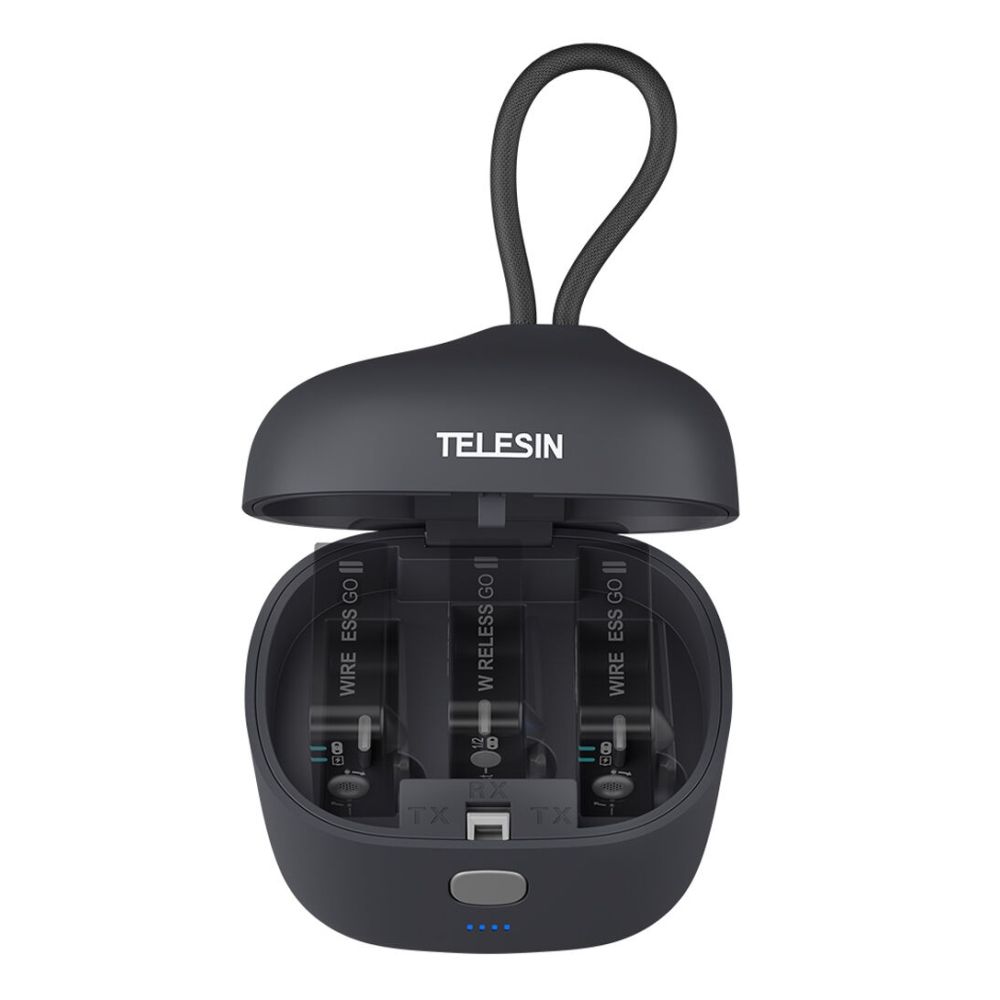 Telesin Boîtier de Charge pour RØDE sans Fil GO & GOII, Batterie 4000 mAh