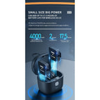 Telesin Boîtier de Charge pour RØDE sans Fil GO & GOII, Batterie 4000 mAh