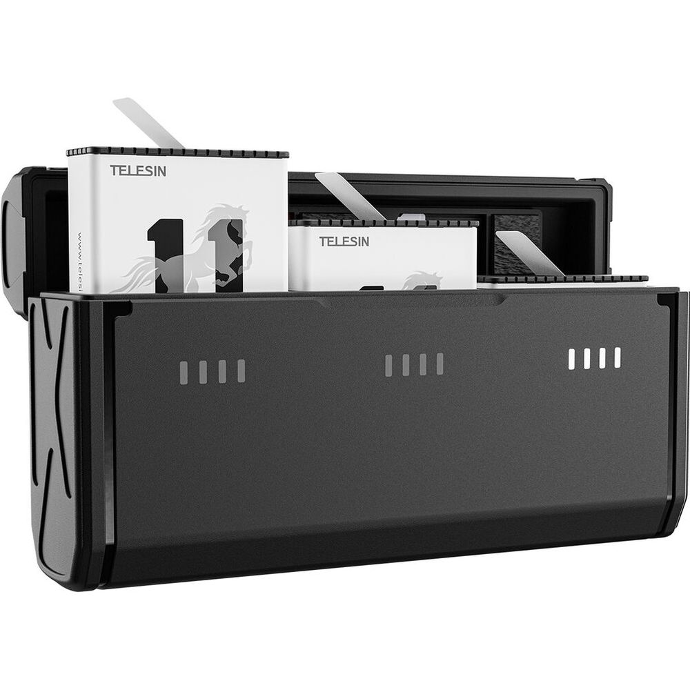 Telesin Caja de carga que incluye 2 baterías Stamina