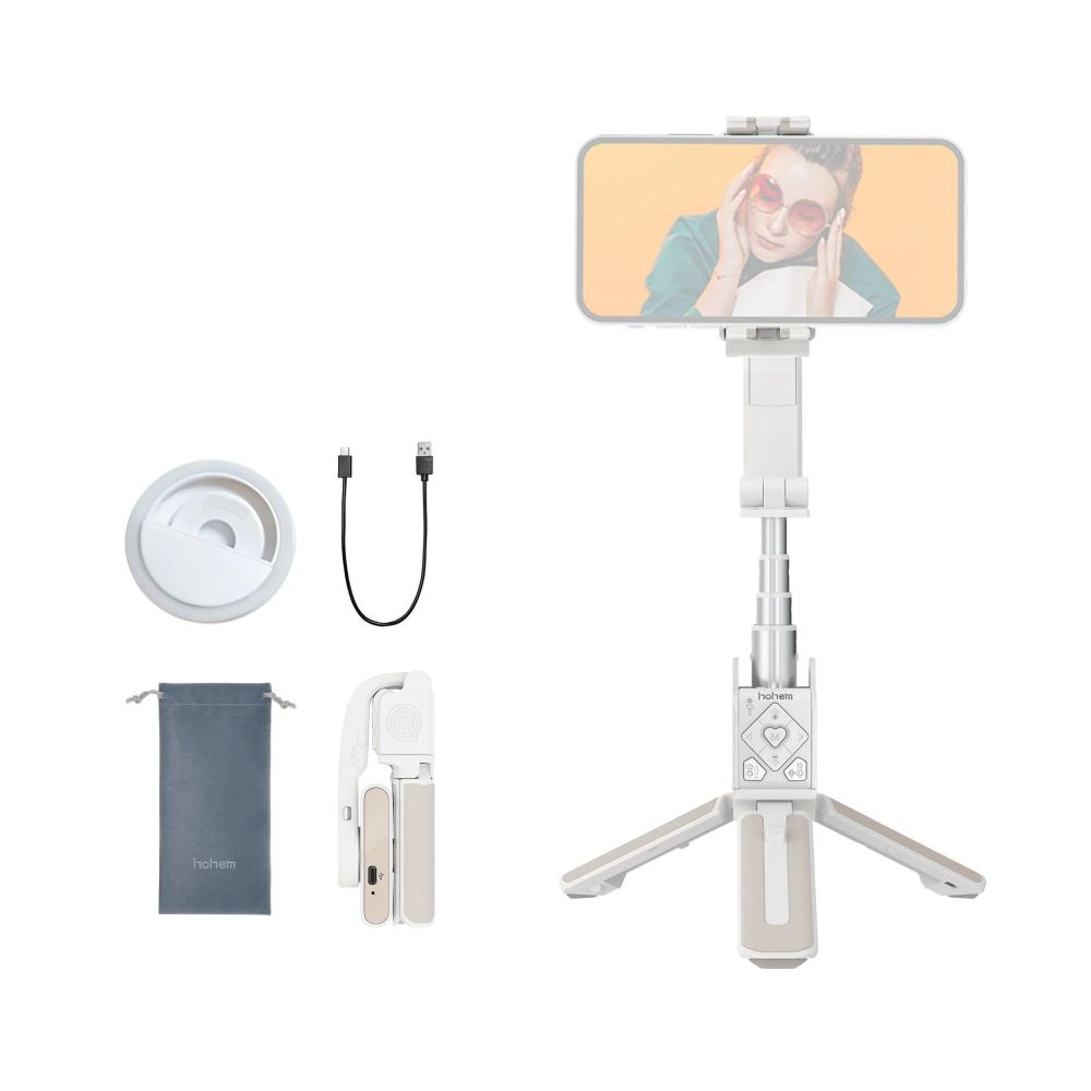 Hohem iSteady Q Smart Selfie Stick White