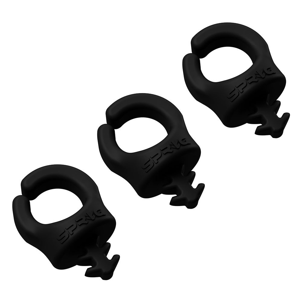 SPRIG Cable Opening 13.5mm 3/8”-16 - Negro - 3-Pack