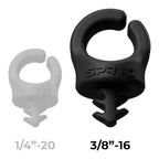 SPRIG Cable Opening 13.5mm 3/8”-16 - Negro - 3-Pack