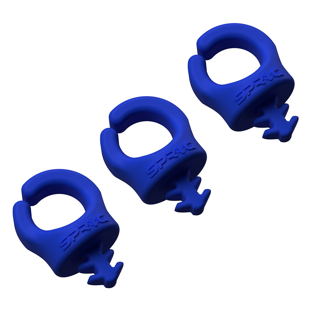 SPRIG Cable Opening 13.5mm 3/8”-16 - Azul - 3-Pack