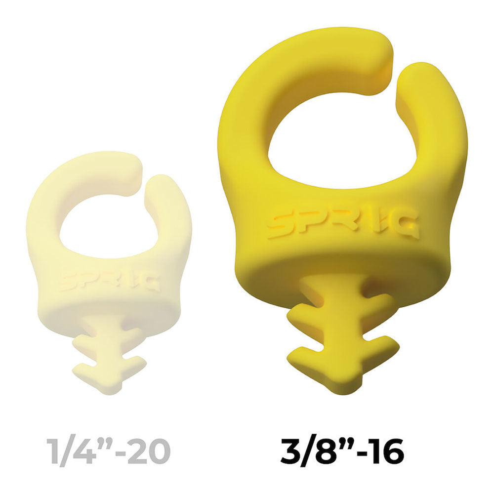 SPRIG Cable Opening 13,5mm 3/8”-16, Giallo, 3-Pack
