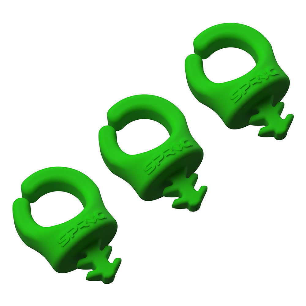SPRIG Cable Opening 13.5mm 3/8”-16 - Verde - 3-Pack