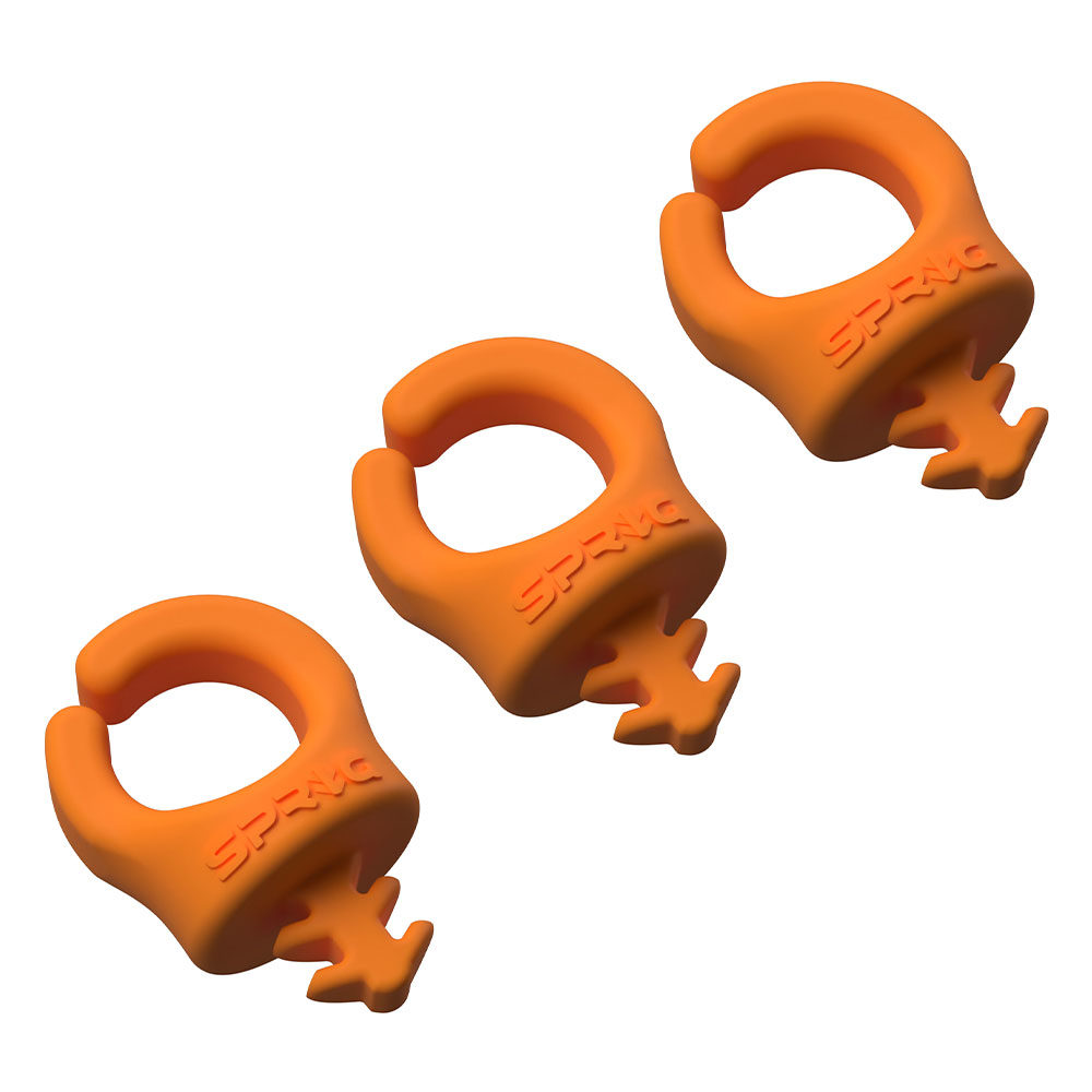 SPRIG Cable Opening 13.5mm 3/8”-16 - Naranja - 3-Pack
