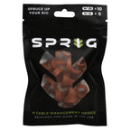 SPRIG Rojo Value Pack; 10x 1/4”-20 Sprigs + 5x 3/8”-16 Big Sprigs