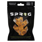 SPRIG Naranja Value Pack; 10x 1/4”-20 Sprigs + 5x 3/8”-16 Big Sprigs