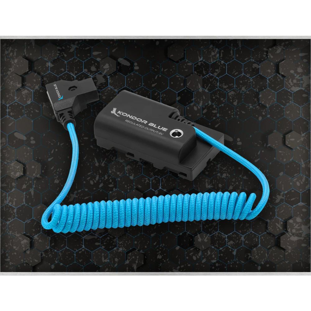 Kondor Blue D Tap a cable NPF de batería ficticia serie L de Sony