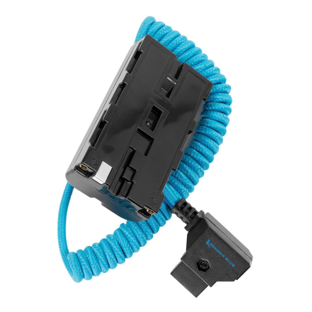 Kondor Blue D Tap a cable NPF de batería ficticia serie L de Sony