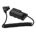 Kondor Blue D Tap a cable NPF de batería ficticia serie L de Sony (negro)