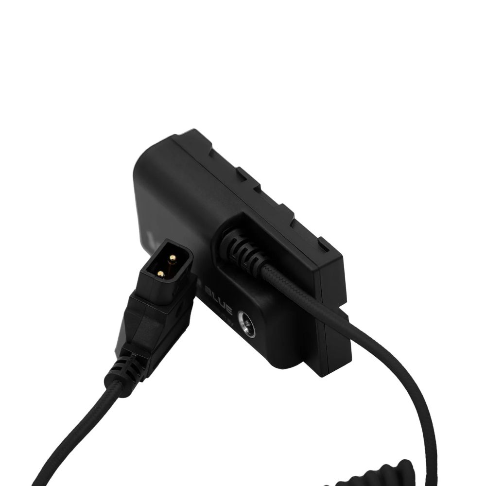 Kondor Blue D Tap a cable NPF de batería ficticia serie L de Sony (negro)