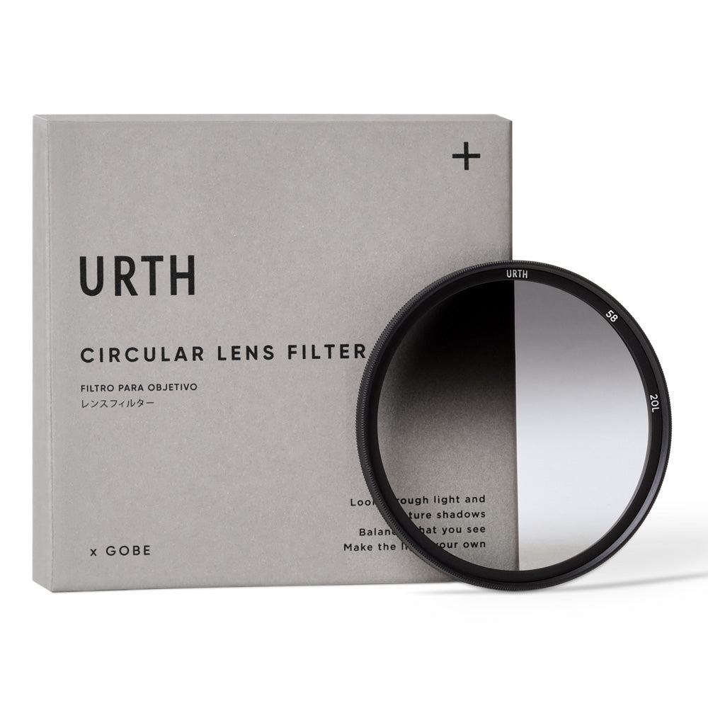 Urth 58mm Soft Graduated ND8 Objetivo Filtro (Plus+)