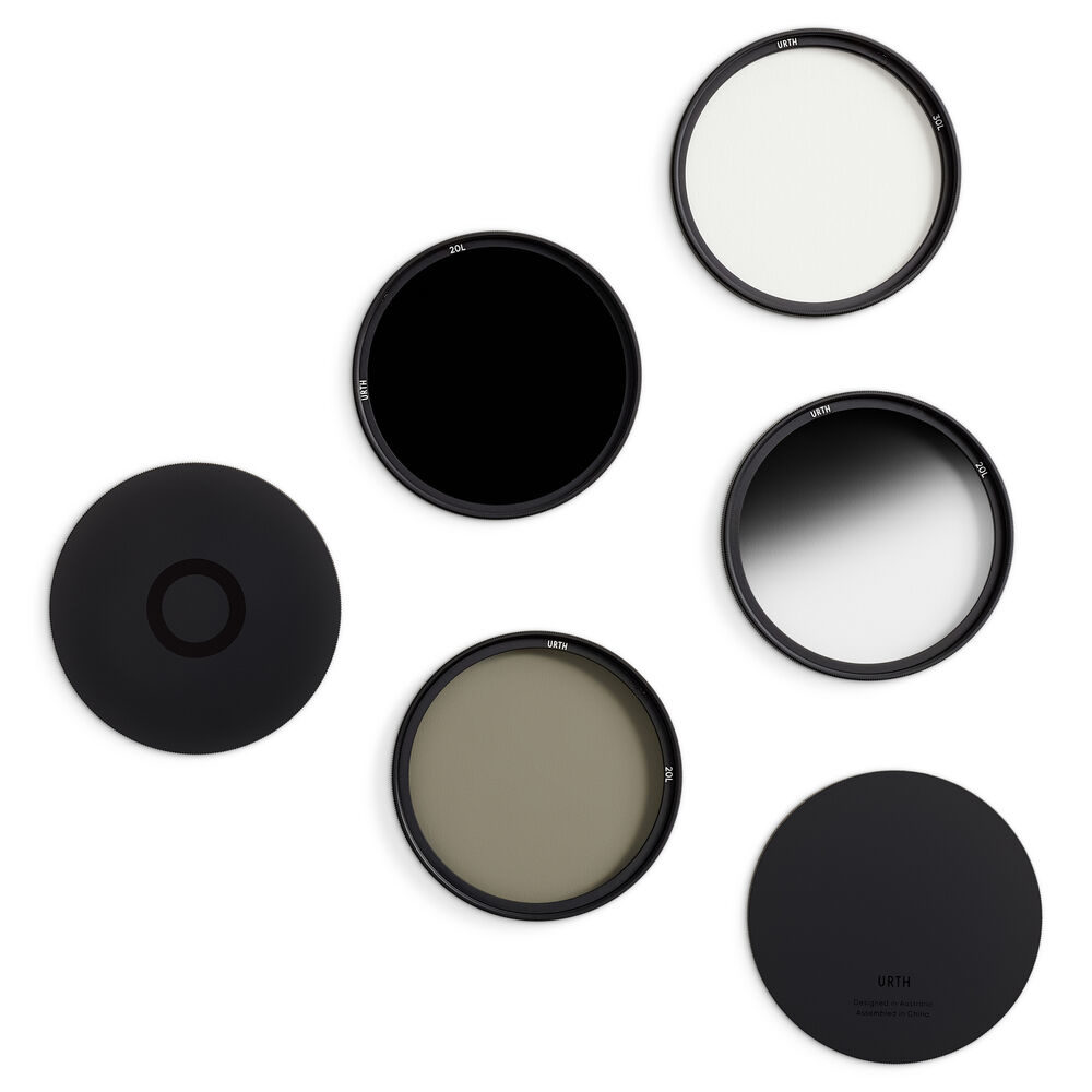Urth 67mm UV, Circular Polarizing (CPL), ND64, Soft Grad ND8 Lens Filter Kit (Plus+)