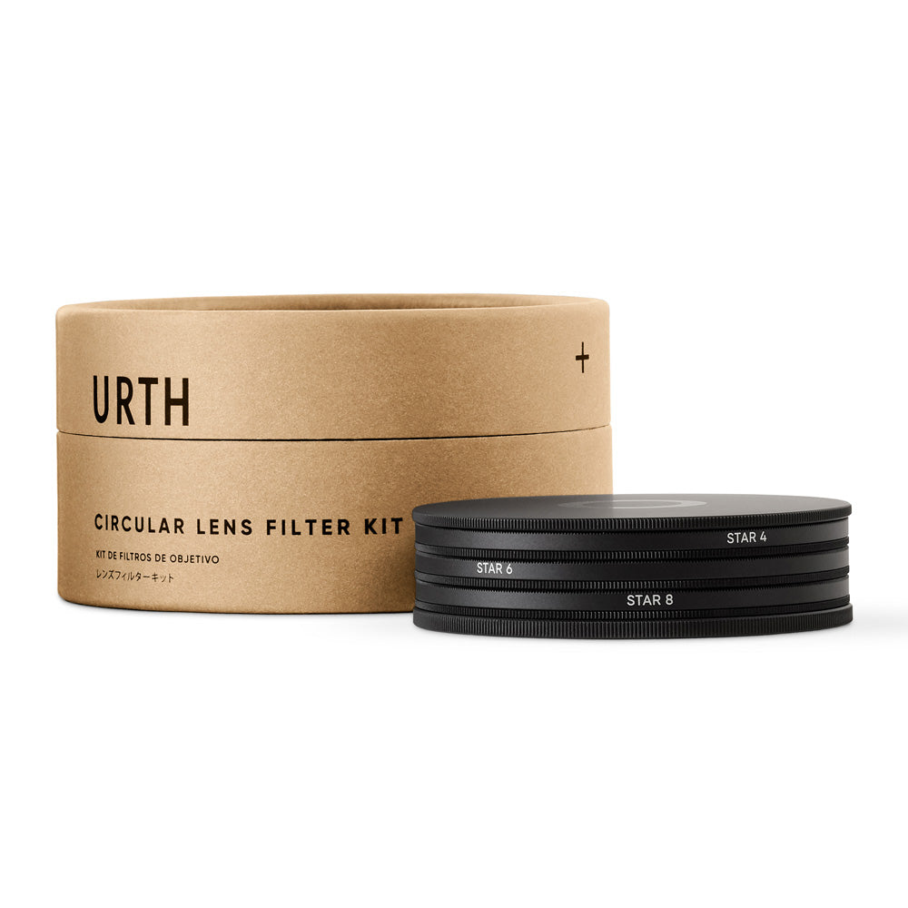 Urth 58mm Star 4 point, 6 point, 8 point Objetivo Filtro Kit