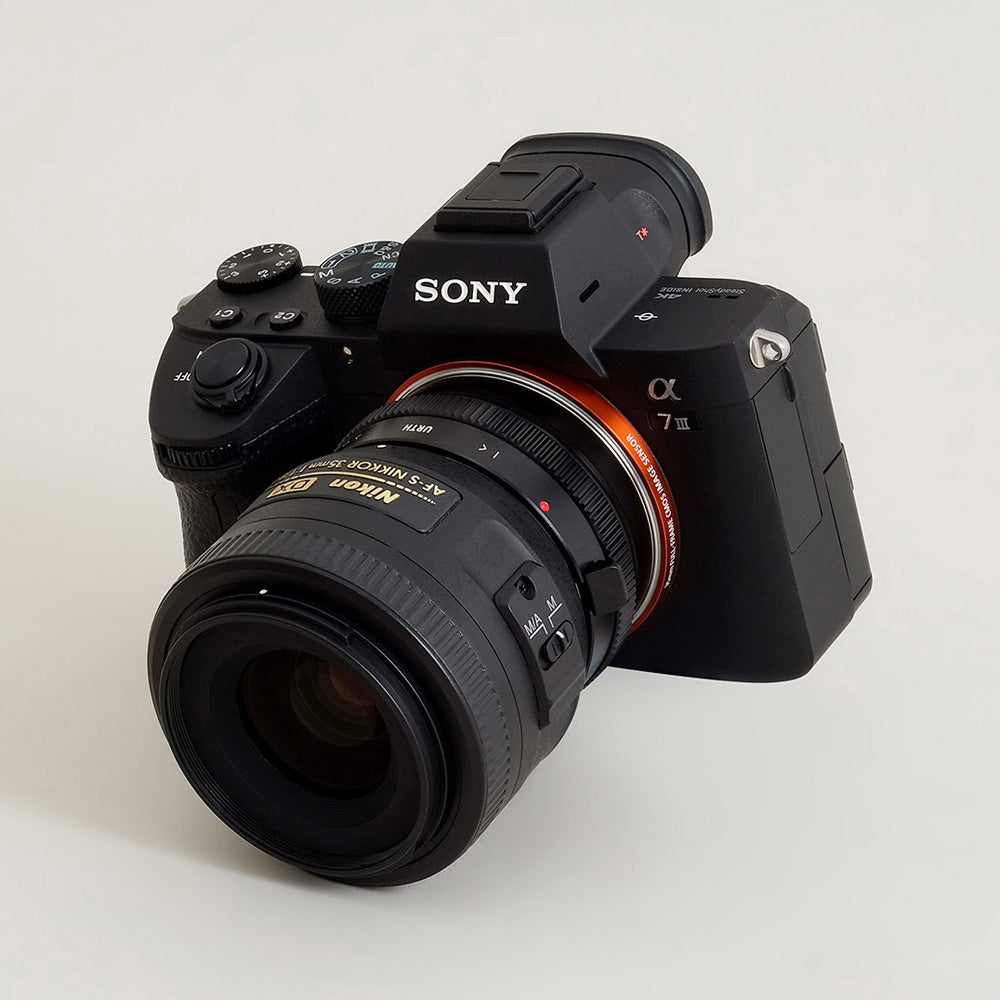 Urth Objetivo Adaptador de montura: Compatible con Nikon F (G Type) Objetivo to Sony E Cámara Cuerpo
