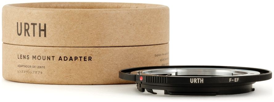 Urth Adaptador de montura de objetivo: Compatible con objetivo Nikon F a Cuerpo de cámara Canon (EF / EF-S)