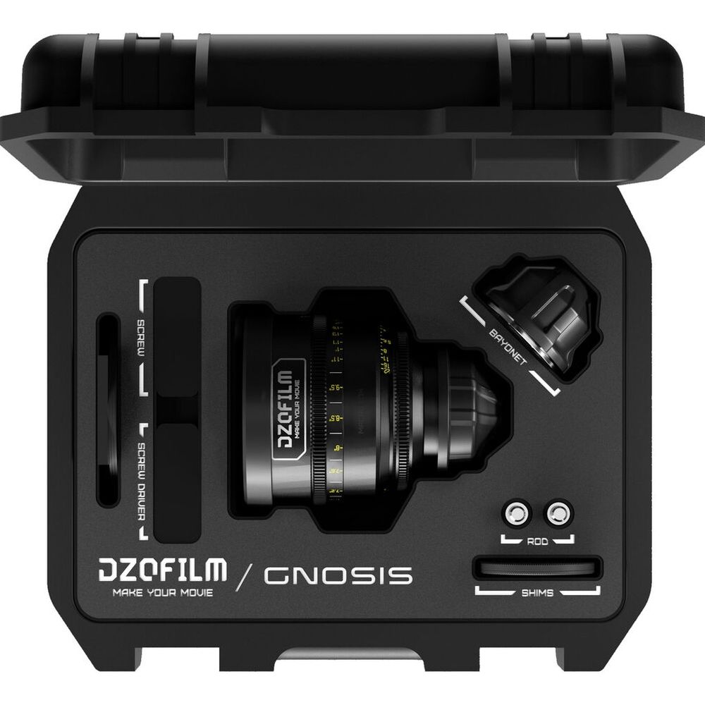 DZOFilm Gnosis 24mm T2.8 Macro Prime Lens in Safety Case (metric)