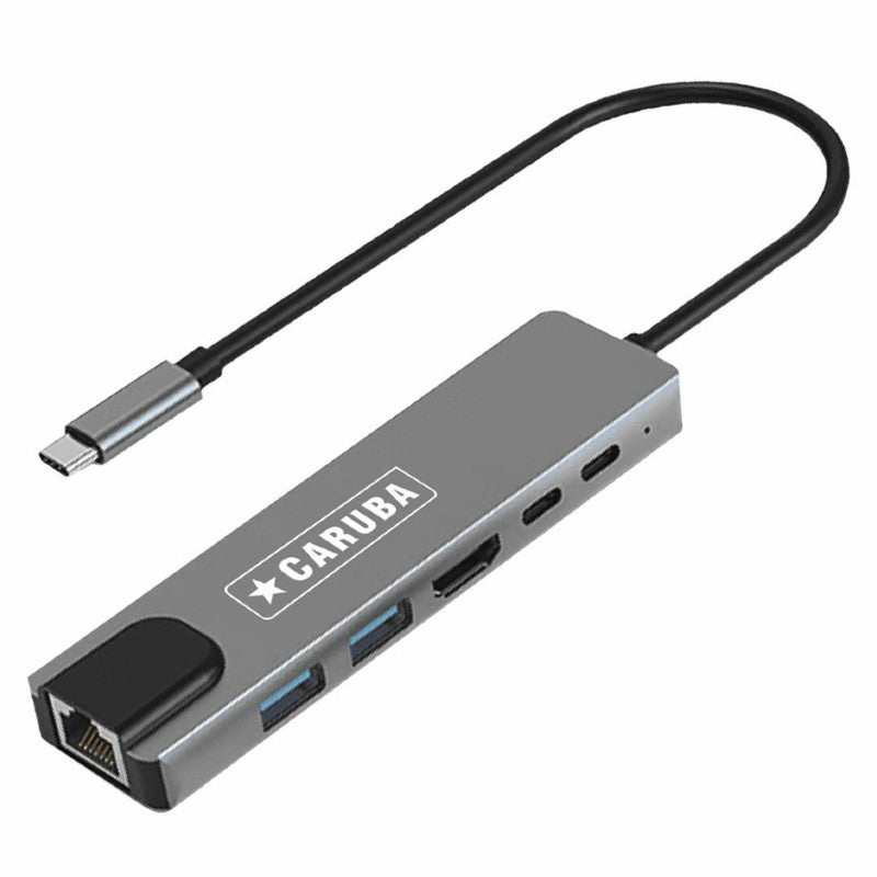 Caruba 6-in-1 USB-C Hub con Ethernet