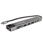Caruba 8-in-1 USB-C Hub avec Ethernet