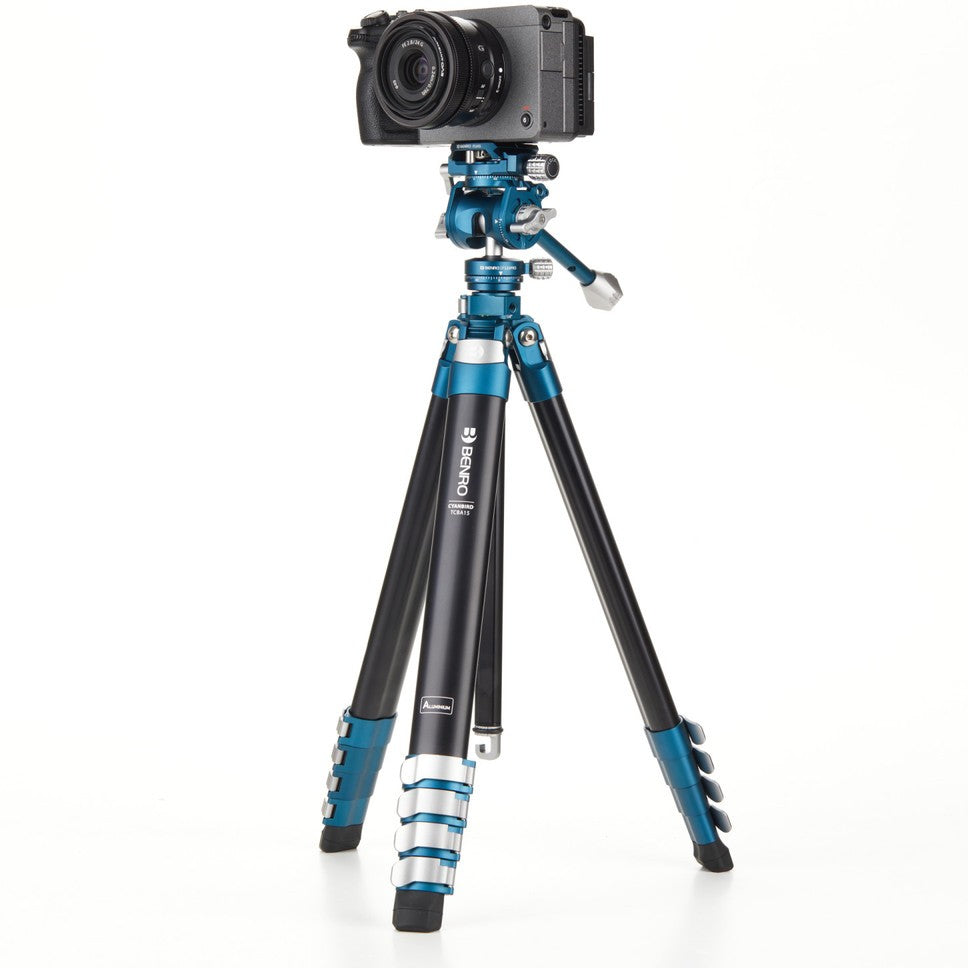 Benro Cyanbird Aluminium trípode con FS20PRO kop