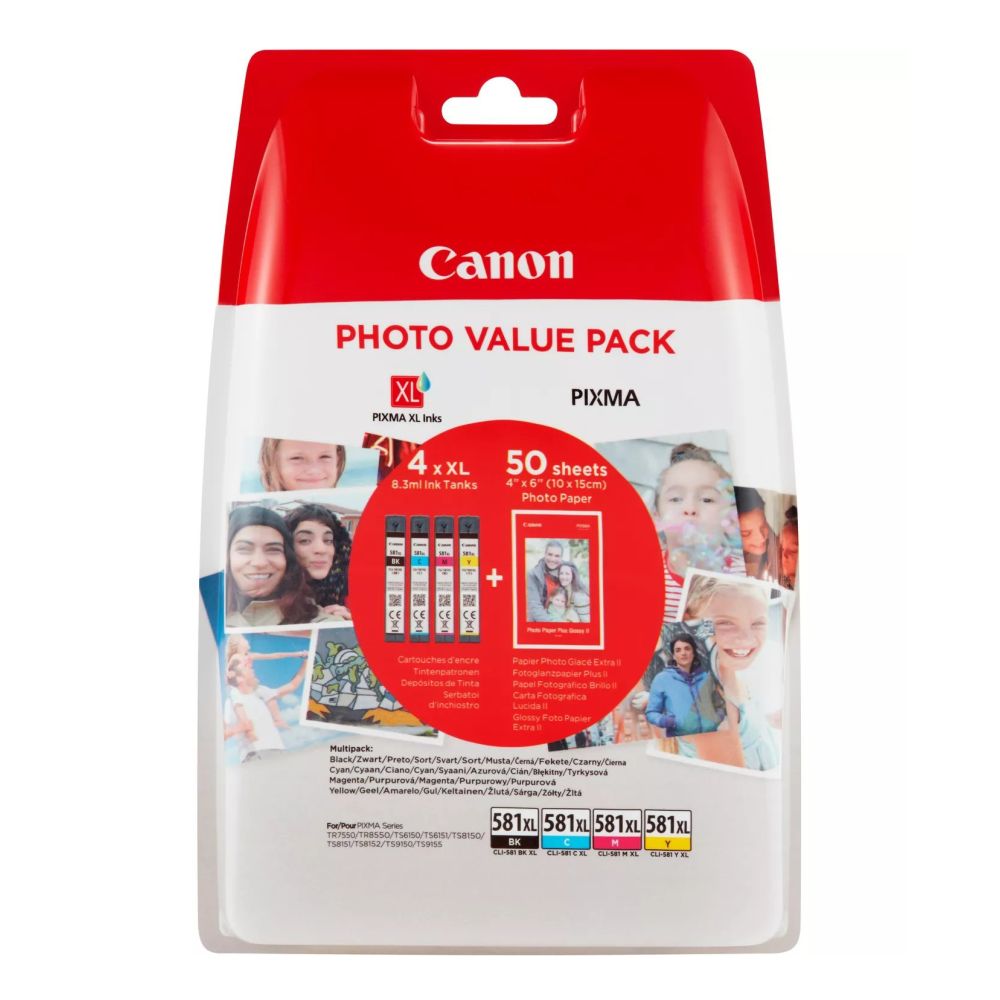 Canon CLI-581 XL Paquete múltiple Foto