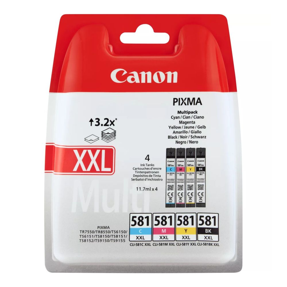 Canon CLI-581 XXL Paquete múltiple