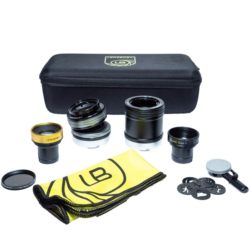 Lensbaby Twist 60 + Doble Glass II Optic Swap Kit para Canon RF Montura