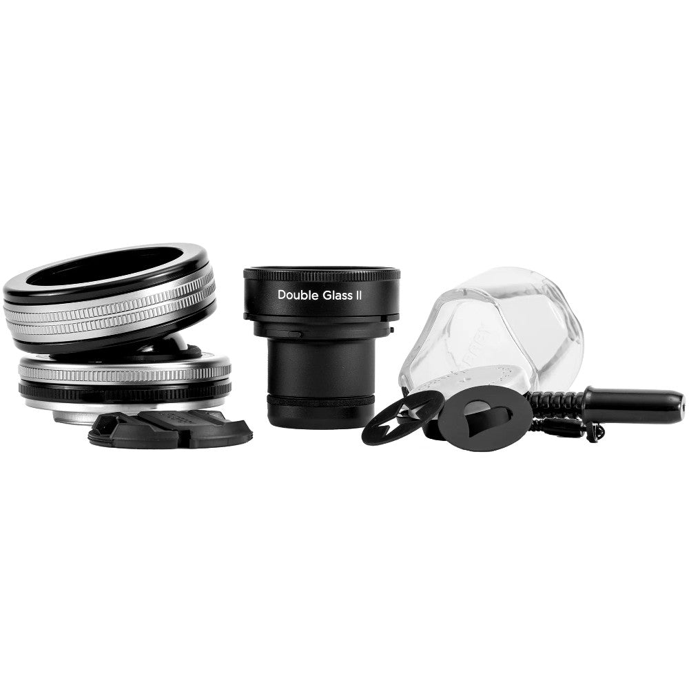 Lensbaby Twist 60 + Doble Glass II Optic Swap Kit para Canon RF Montura