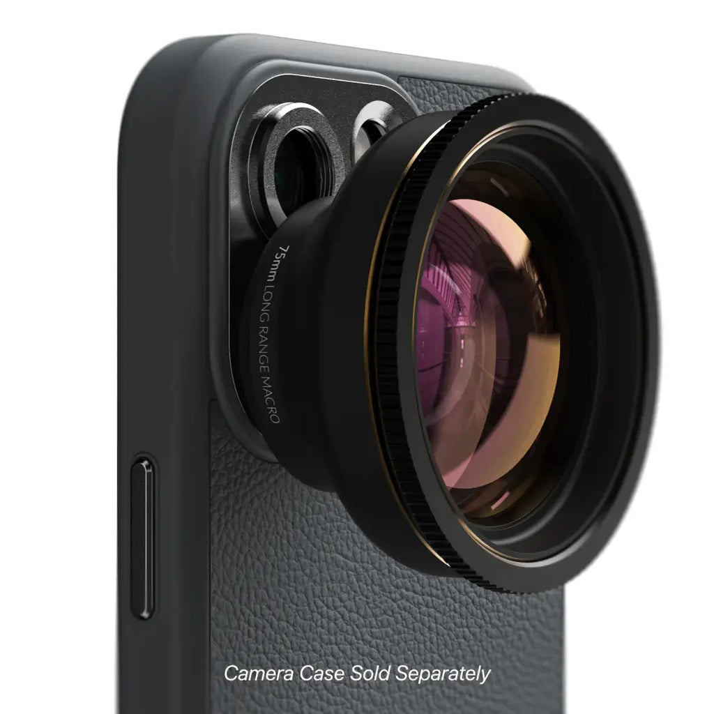 ShiftCam LensUltra 75mm Long Range Macro smartphone lens
