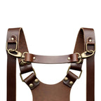 The Hantler Chest strap Brandy / Old silver, 22cm