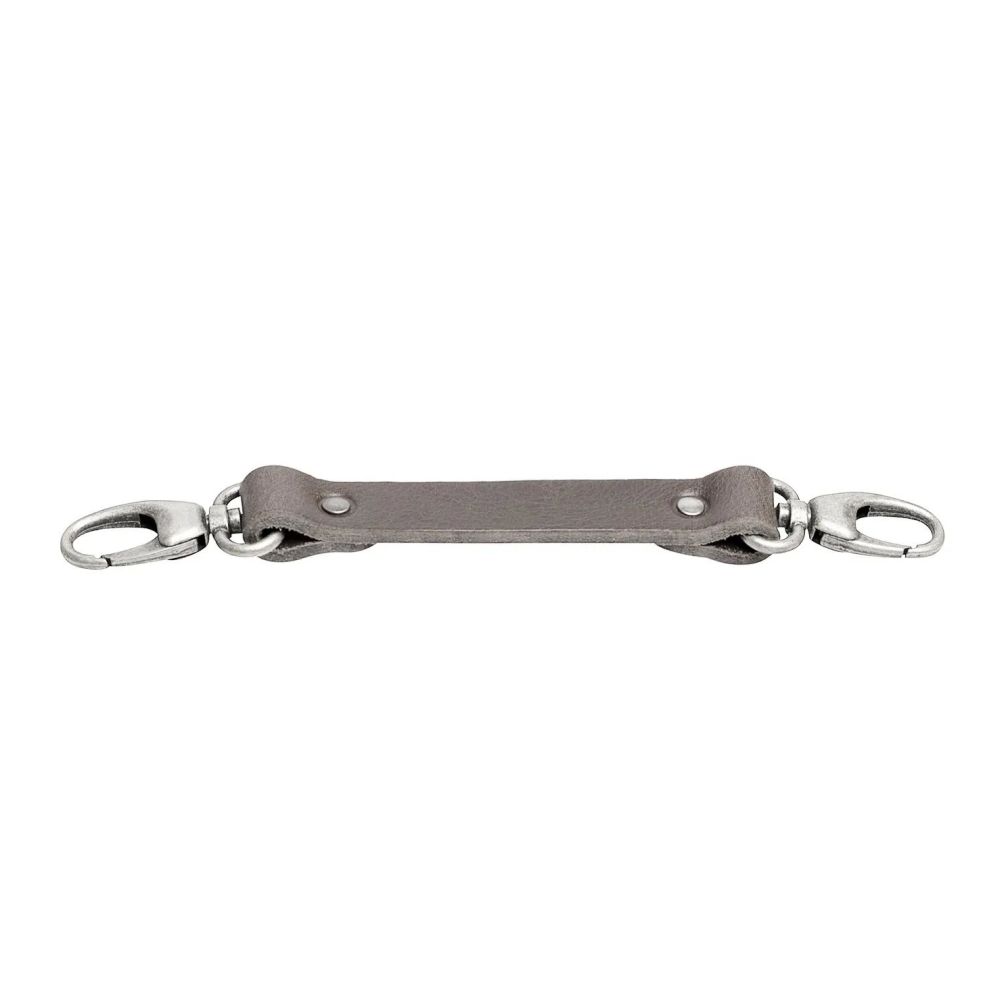 The Hantler Correa para el pecho Gris piedra / Plata vieja, 22cm