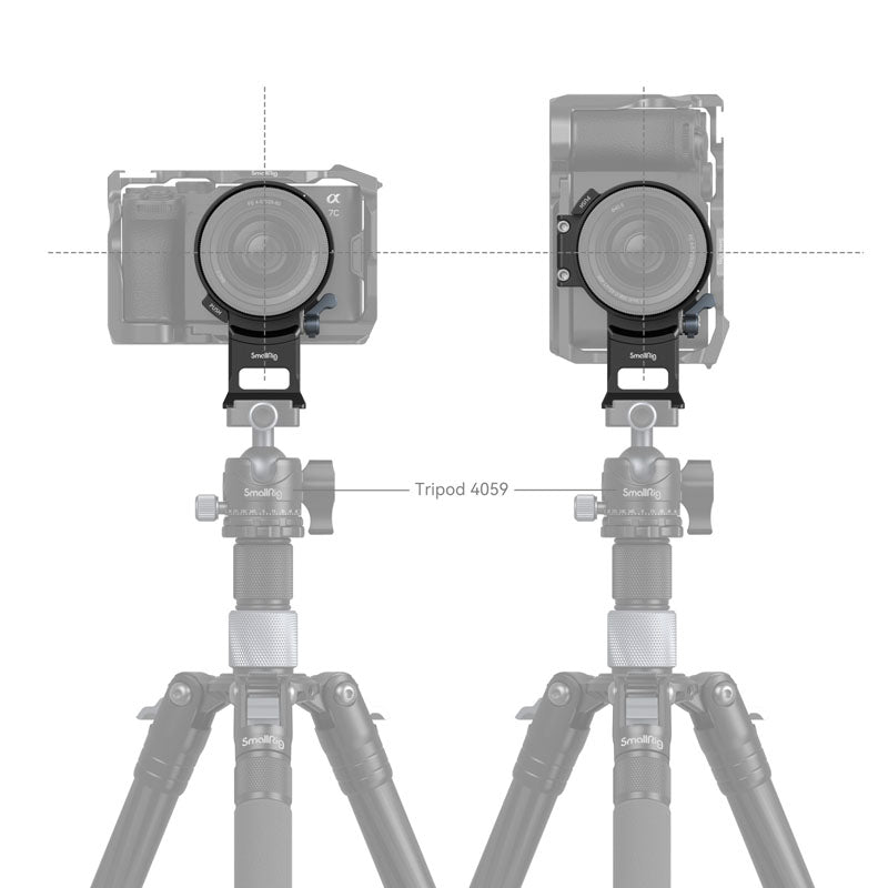 SmallRig 4424 Horizontal-to-Vertical Attacco Piastra per Sony Alpha 7C II / 7CR