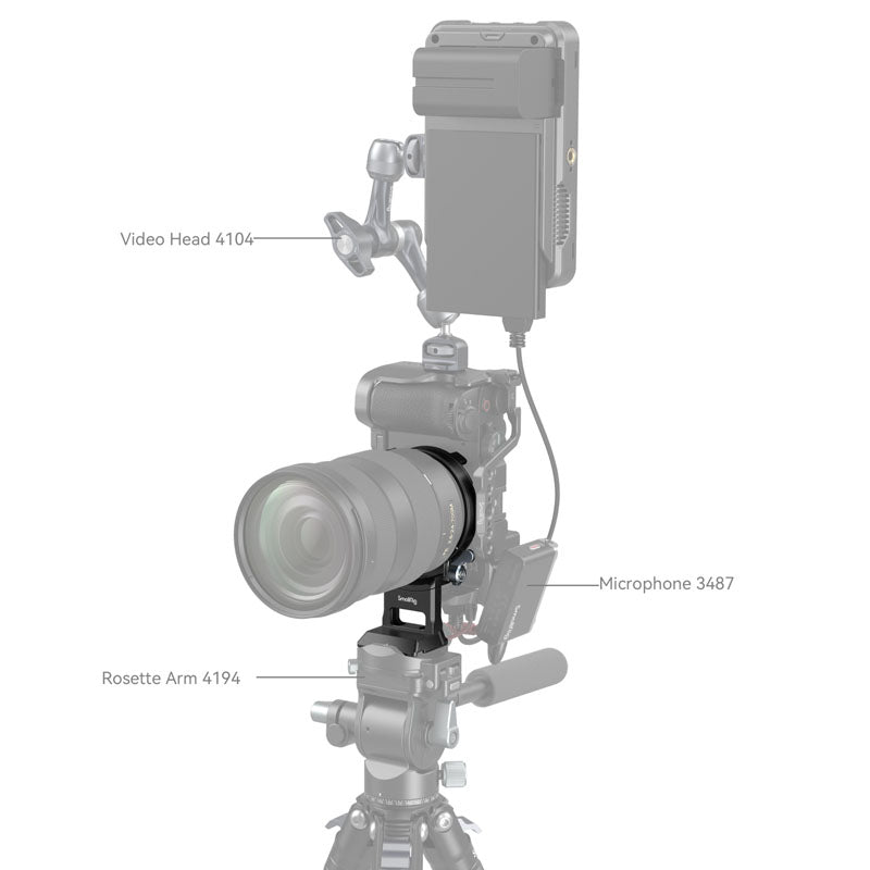 SmallRig 4424 Horizontal-to-Vertical Attacco Piastra per Sony Alpha 7C II / 7CR