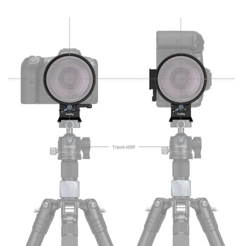 SmallRig 4300 Drehbare Horizontal-Vertikal-Montageplatte für die Canon EOS R Serie