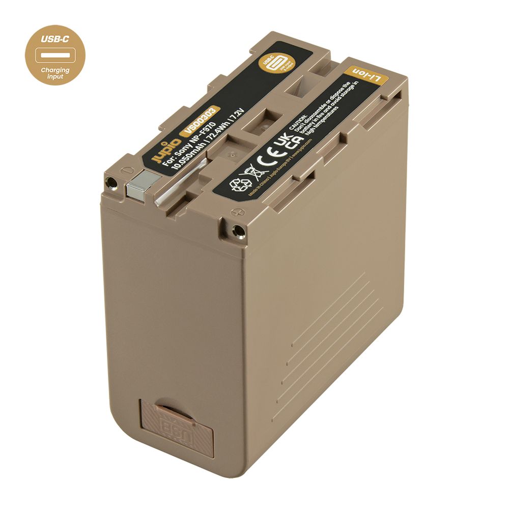 Jupio NP-F970 ULTRA C voor Sony, 10050mAh