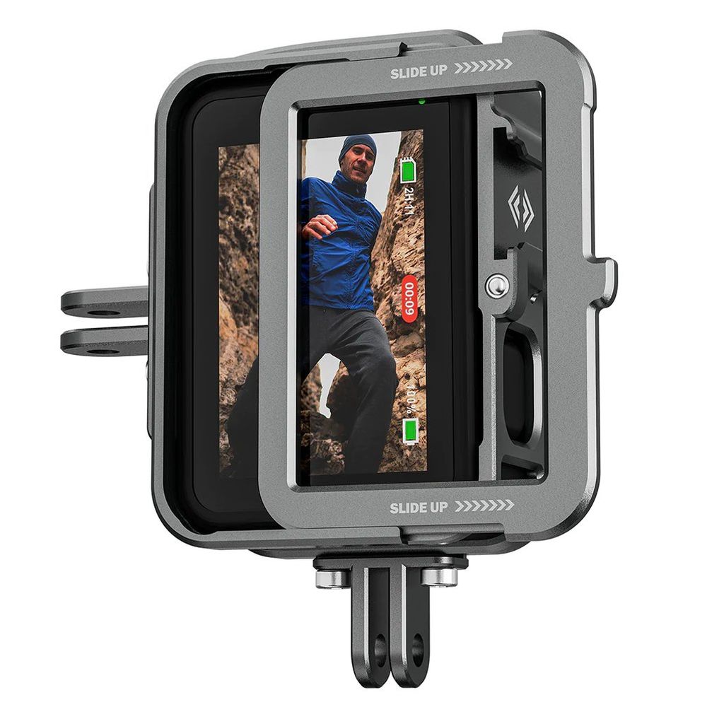 Telesin Jaula metálica para GoPro 9/10/11/12, horizontal+vertical
