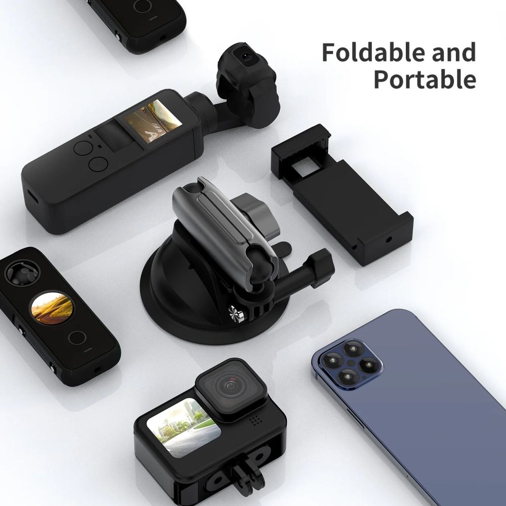 Telesin Adjustable suction cup for GoPro