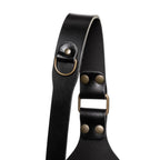 The Hantler Camera Shoulder strap Black / Brass, Large