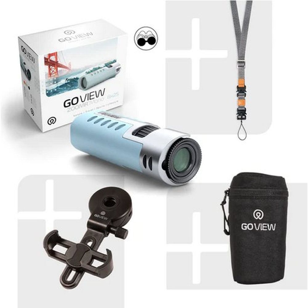 GoView ZOOMR Mono 8x25 HD Miami Blu